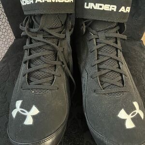 Under Armour Men's Black High-Top Sneakers